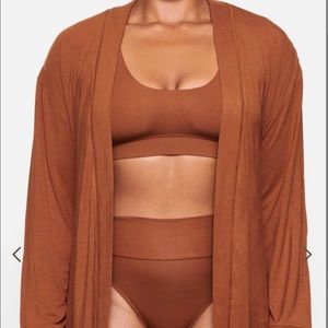 Skims Sleep Robe Copper Size L